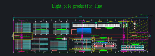 Aktueller Firmenfall über Fertigungsstraßekapazität des hellen Pfostens: 100 Stunden pcs/8