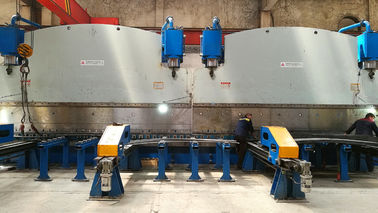 Qualität  Double linkage CNC hydraulic plate bending machine for light pole production line usine