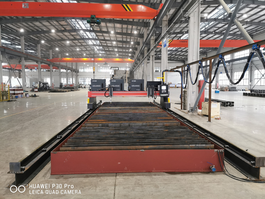Hochgeschwindigkeits-CNC-Plasmaschneiden-Maschinen-multi vertikaler Hauptstreifen für industrielles