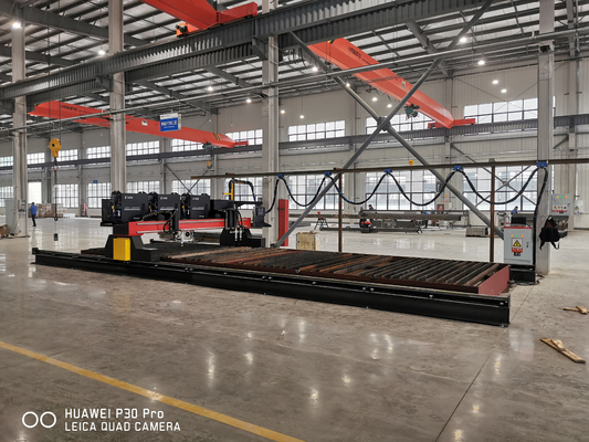 Hochgeschwindigkeits-CNC-Plasmaschneiden-Maschinen-multi vertikaler Hauptstreifen für industrielles