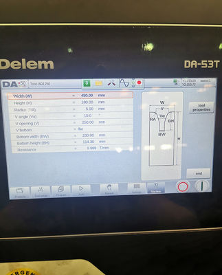 CNC Tandem Hydraulic Press Brake Modell: 2-We67k-1200/6250 Für die Herstellung von Monopolen, Übertragungsrohrturm und Hochmast