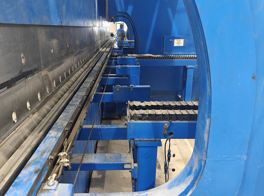 CNC Tandem Hydraulic Press Brake Modell: 2-We67k-1200/6250 Für die Herstellung von Monopolen, Übertragungsrohrturm und Hochmast
