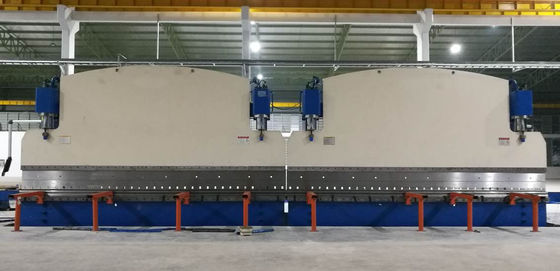 CNC Tandem-Hydraulikpresse mit 320 Tonnen Arbeitskraft und 6000 mm Tischlänge mit DELEM DA53T CNC-System