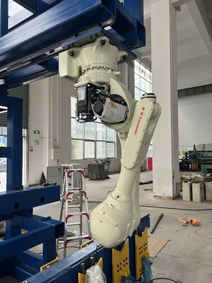 Weiß automatisiertes Roboterschweißgerät-Roboterlaser-Schweißen