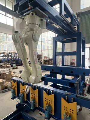 Weiß automatisiertes Roboterschweißgerät-Roboterlaser-Schweißen