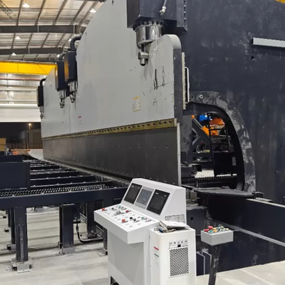 CNC Tandem-Hydraulikpresse mit 320 Tonnen Arbeitskraft und 6000 mm Tischlänge mit DELEM DA53T CNC-System