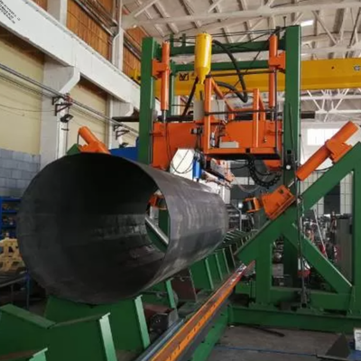 Doppelbogen-Mehrdraht-Unterwasserbogen-CNC-Spalte Schließschweißmaschine für 14m Durchmesser 1,9m Stahlstolpe