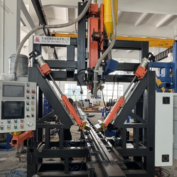 Heller Pole-Schließen-Schweißens-Maschine für Kreis- und Polygonpfosten-/-rohr14000mm Länge