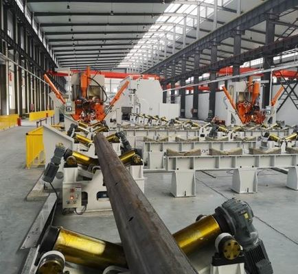 Maximaldurchmesser 500 mm 12000 mm Lichtpol Schließschweißmaschine für 5G-Kommunikationspol