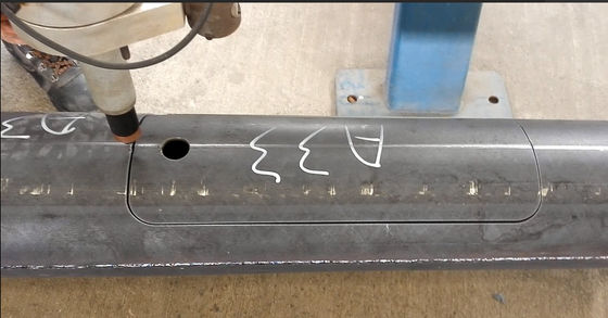 Schnittmaschine für Schweißplatten und Türen mit leichten Stangen