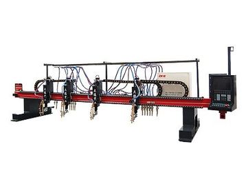 Multi-Köpfige vertikale Streifen CNC-Plasmaschneiden-Hochgeschwindigkeitsmaschine für industrielles