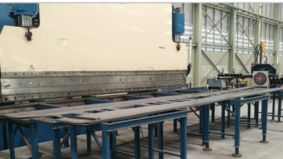 2-WE67K-320/7000 CNC TANDEM HYDRAULIC PRESS BREMME zur Herstellung von Lichtpol
